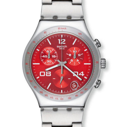 Swatch Irony Chrono BLUSTERY RED YCS563G