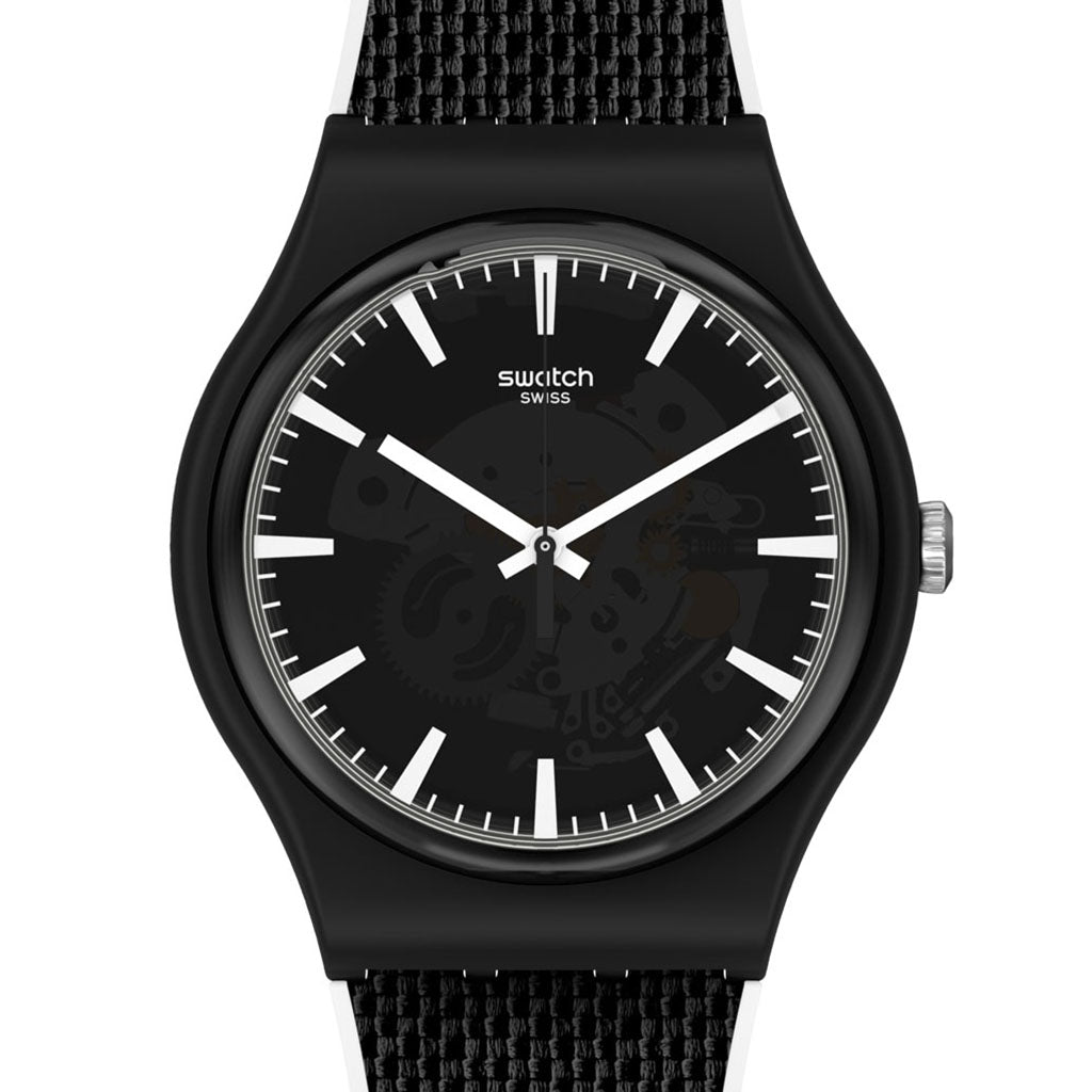 Swatch New Gent BnW (Black and White) Pay! SVIB107-5300