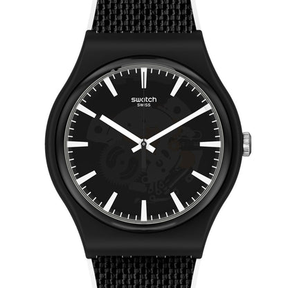 Swatch New Gent BnW (Black and White) Pay! SVIB107-5300