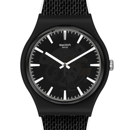 Swatch New Gent BnW (Black and White) Pay! SVIB107-5300