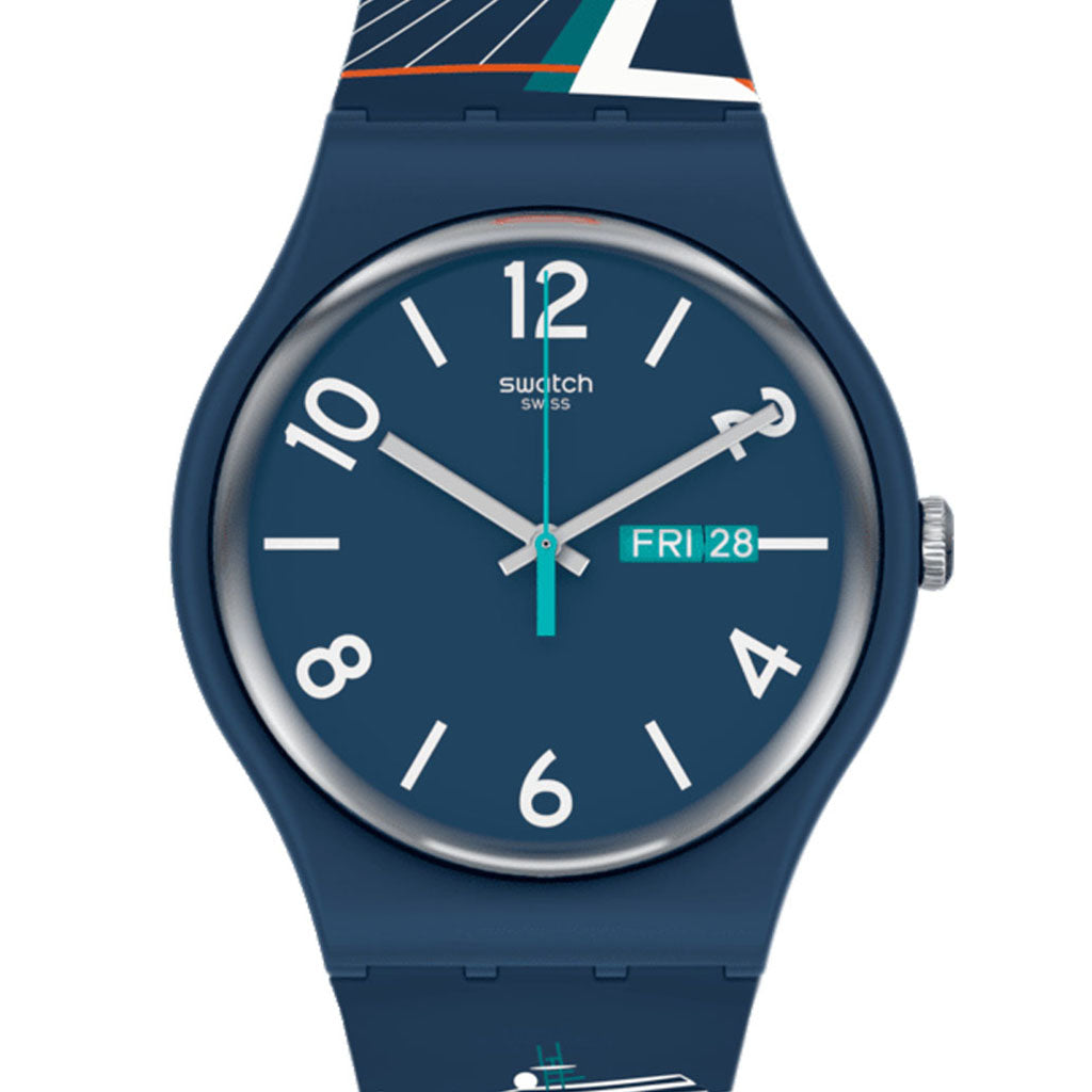 Swatch New Gent Destination Rotterdam Special Bridge Between Art And Water SUON705T