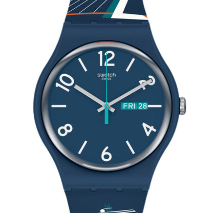 Swatch New Gent Destination Rotterdam Special Bridge Between Art And Water SUON705T