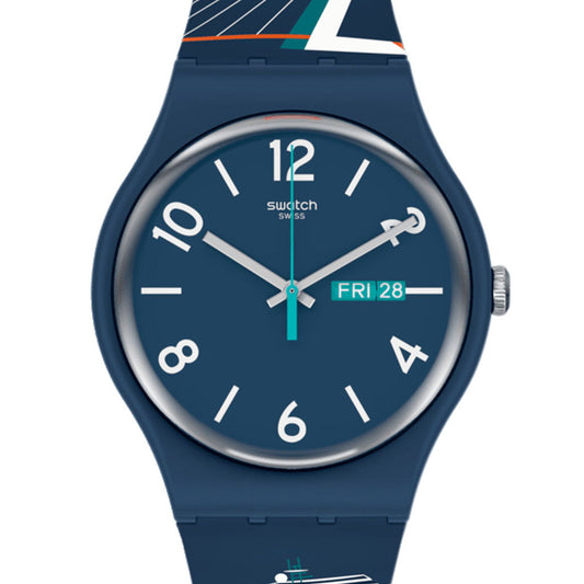 Swatch New Gent Destination Rotterdam Special Bridge Between Art And Water SUON705T
