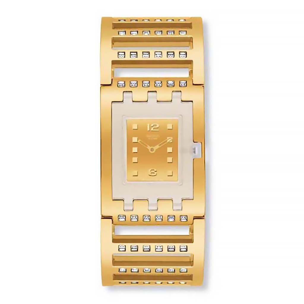 Swatch Square Brillant Bangle Gold SUBM107G