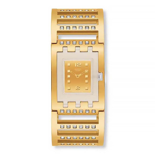 Swatch Square Brillant Bangle Gold SUBM107G