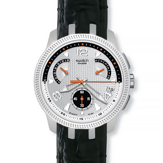 Swatch Irony Retrograde Chrono Bring Back Black YRS405D