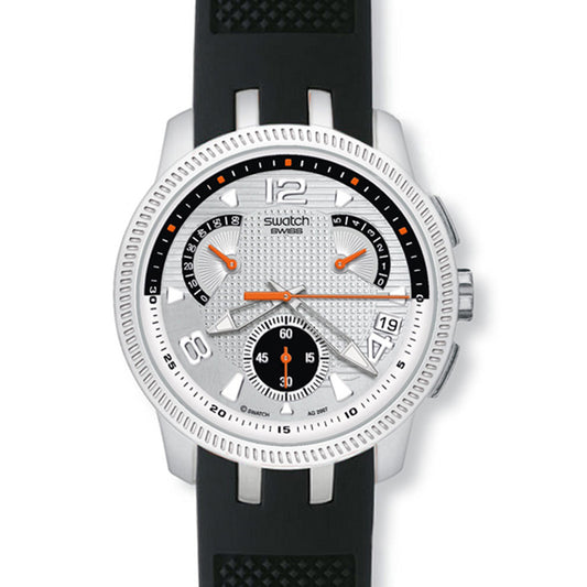 Swatch Irony Retrograde Chrono Dark Bring Back YRS405C