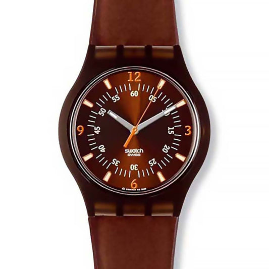 Swatch Jelly in Jelly Brown Blacky SUJF100