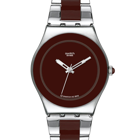 Swatch Irony Medium Brown Ceramic YLS163G