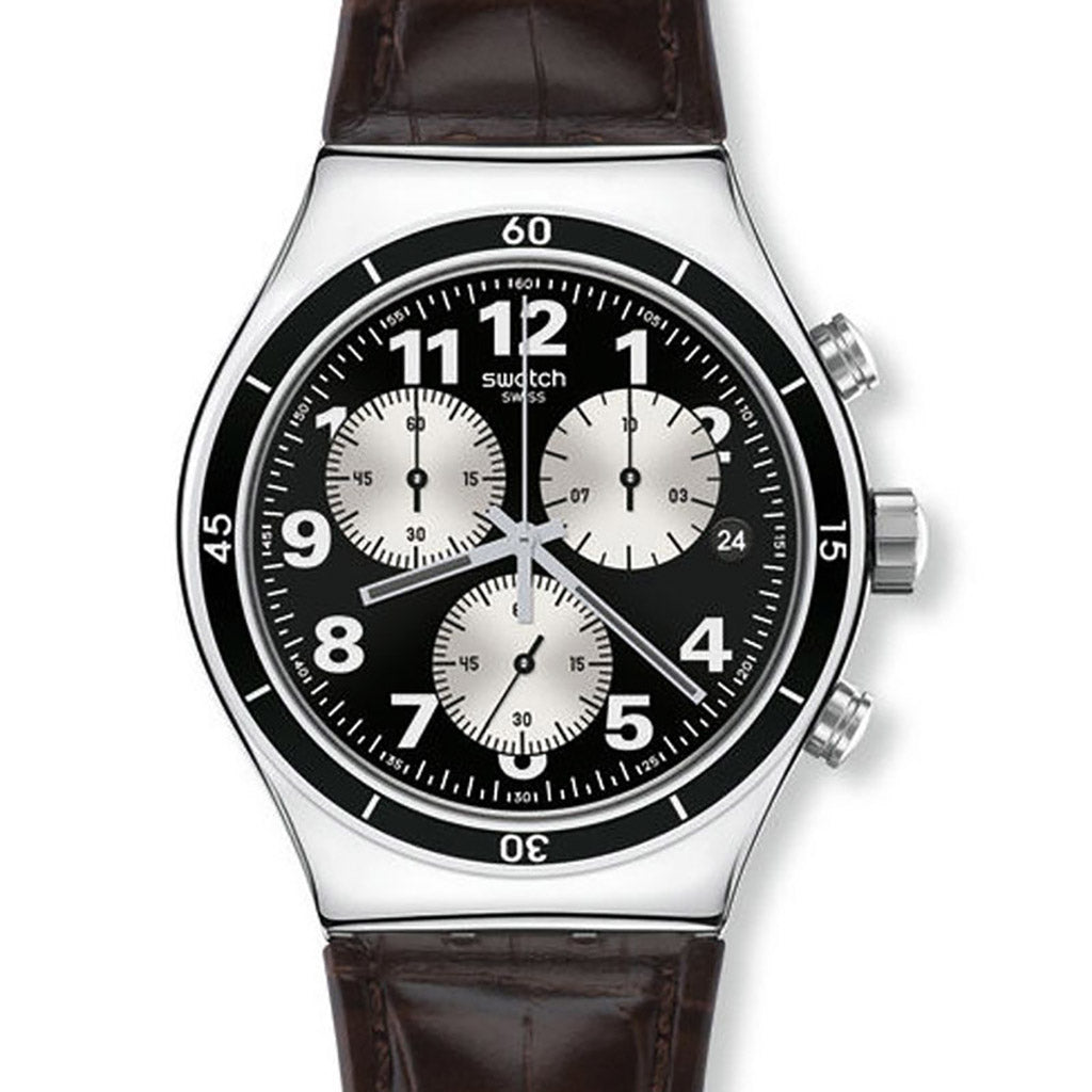 Swatch Irony New Chrono BROWNED YVS400