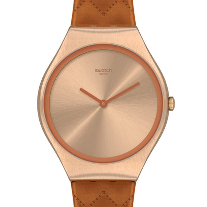 Swatch Skin Irony Brown Quilted SYXG115