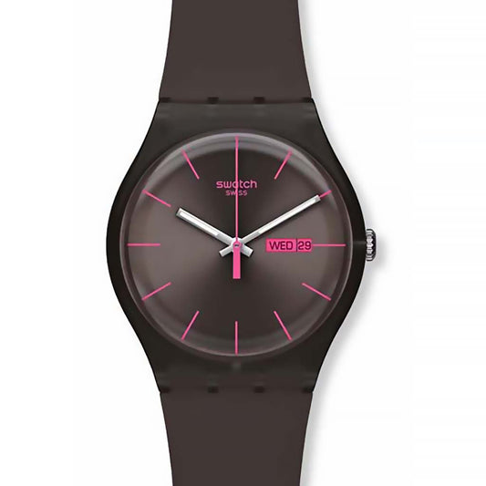 Swatch New Gent Brown Rebel SUOC700