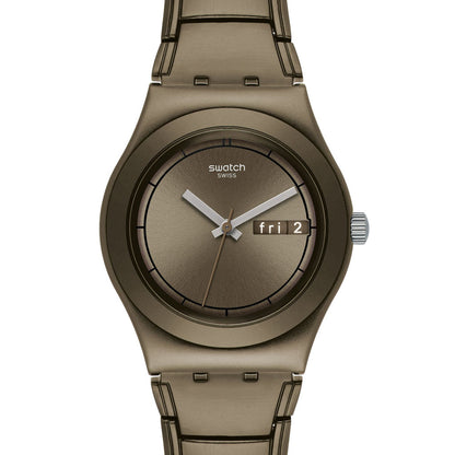 Swatch Irony Medium BROWN THOUGHT YLC7001AG