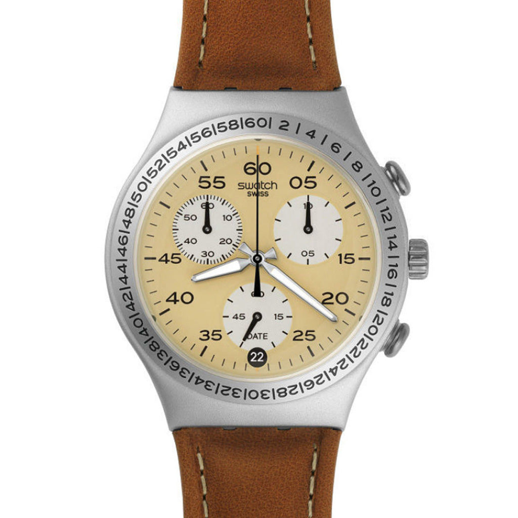 Swatch Irony Chrono Brushed Earth YCS4053
