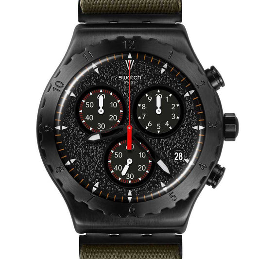 Swatch Armbanduhr New Irony Chrono BY THE BONFIRE YVB416