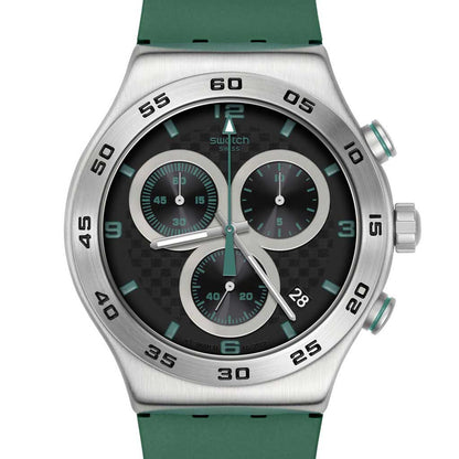 Swatch New Irony Chrono Carbonic Green YVS525