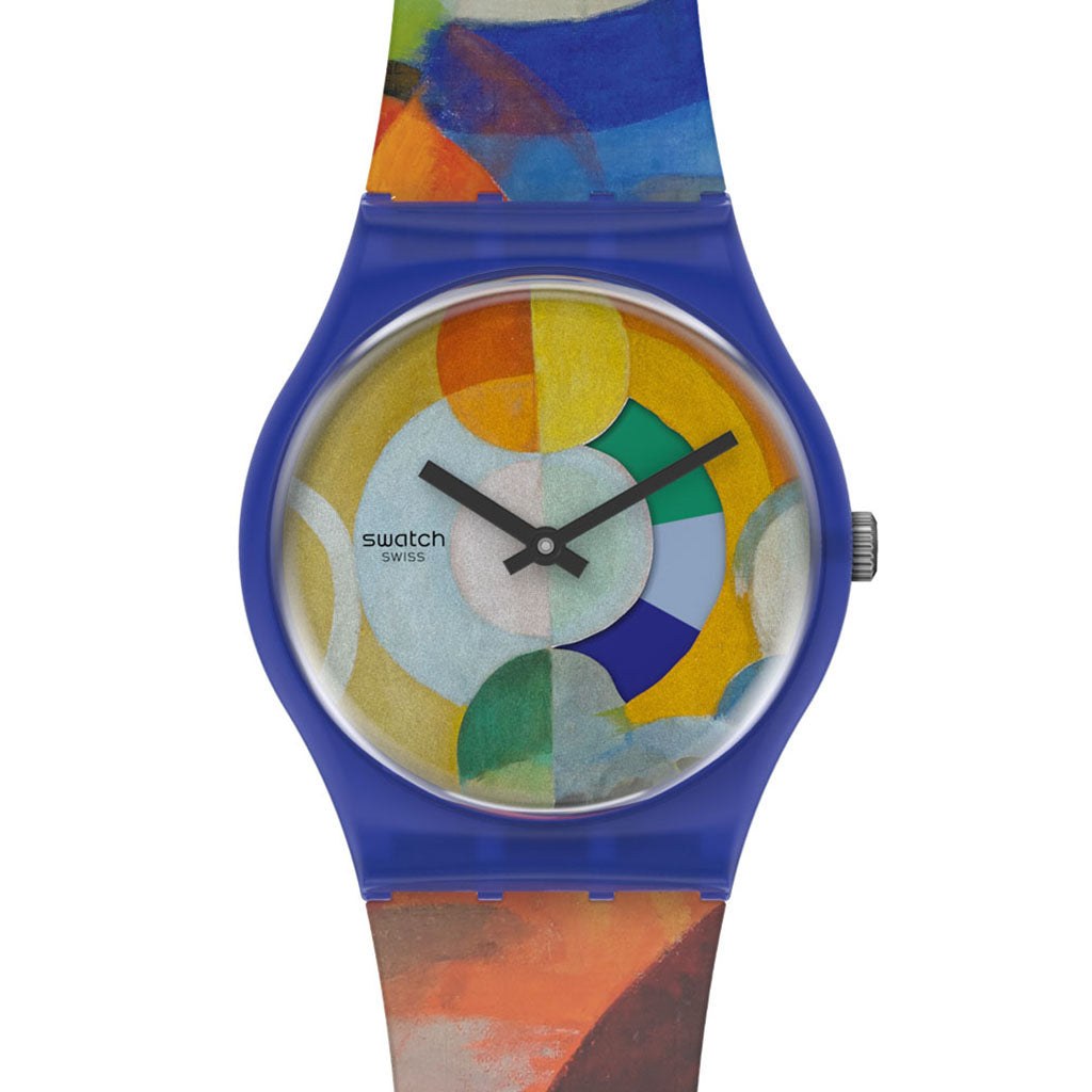 Swatch X Centre Pompidou Gent Special Carousel, By Robert Delaunay GZ712