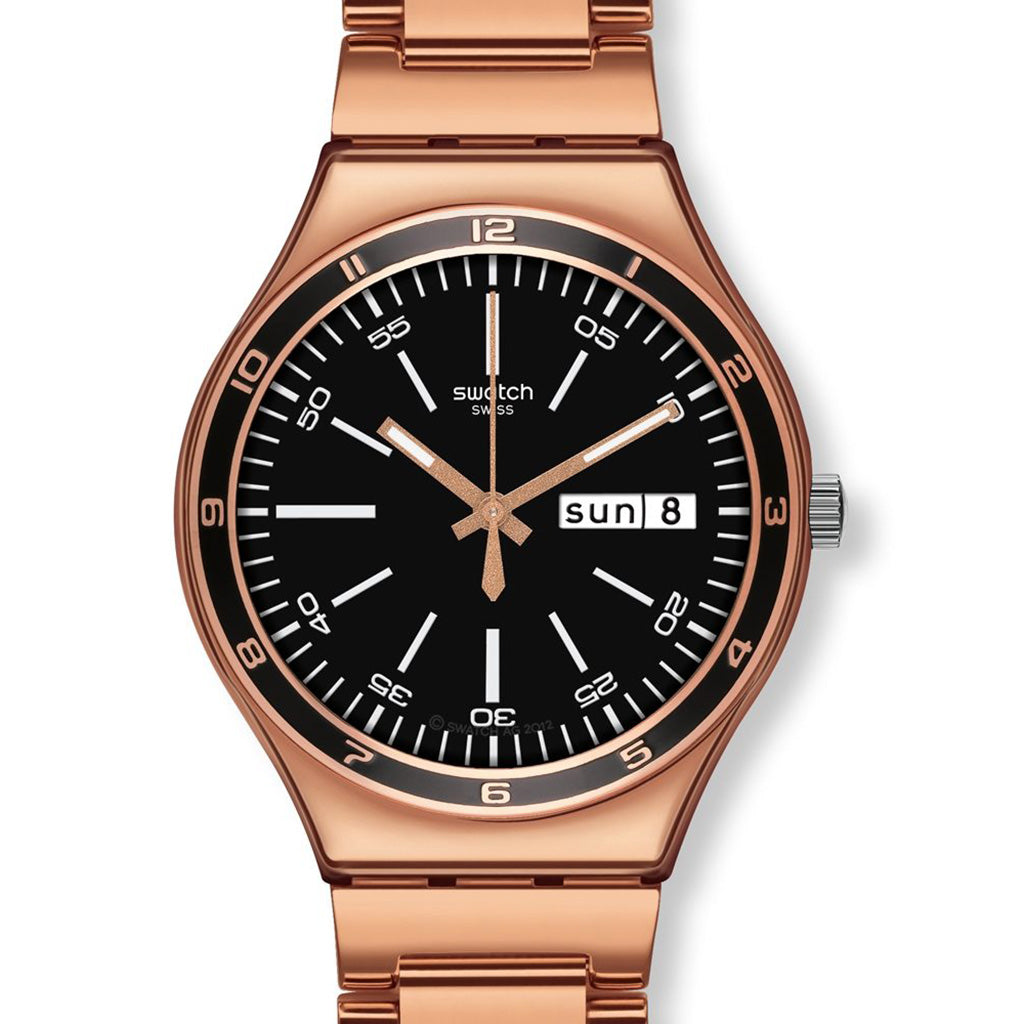 Swatch Irony Big CHARCOAL MEDAL ROSE YGG704G