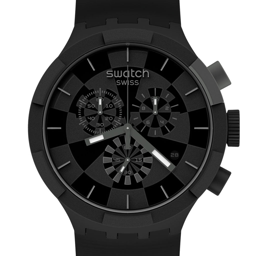 Swatch Big Bold Chrono Checkpoint Black SB02B400