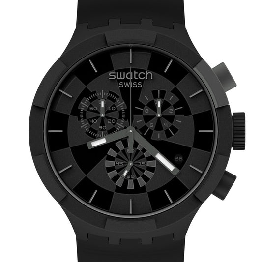 Swatch Big Bold Chrono Checkpoint Black SB02B400