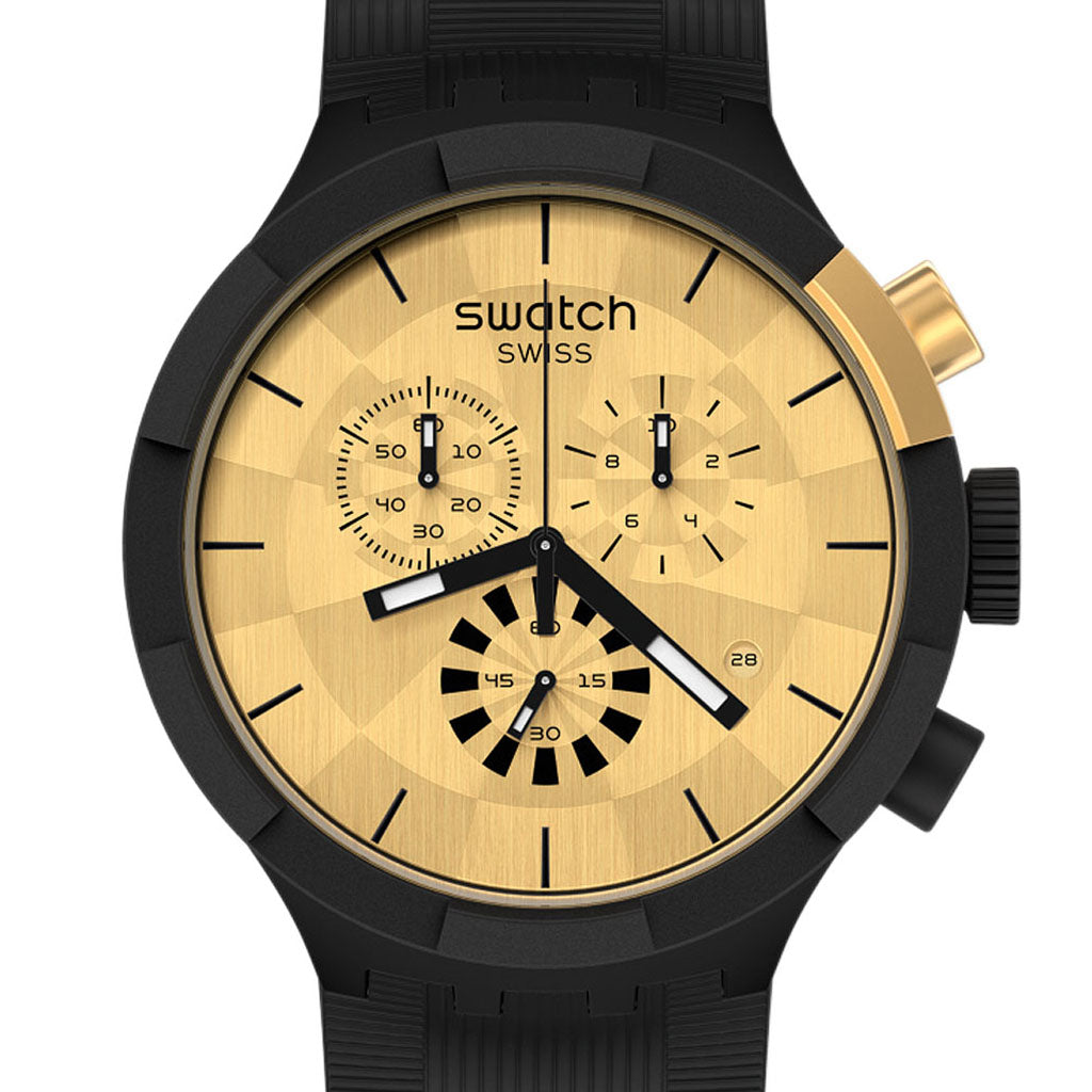 Swatch Big Bold Chrono Special Checkpoint Golden SB02Z400