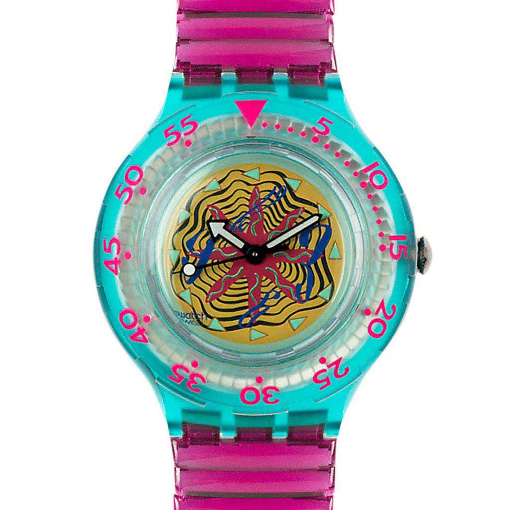 Swatch Scuba Cherry Sea Floor SDN108A/B