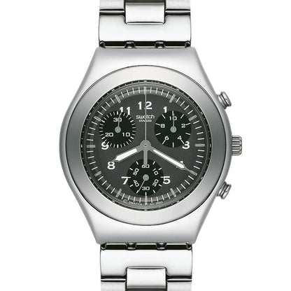 Swatch irony Midi Chrono Chouette Noire YMs109GX
