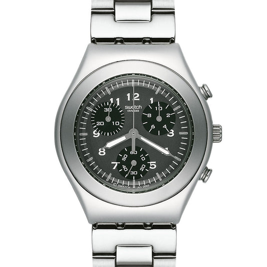 Swatch irony Midi Chrono Chouette Noire YMs109GX