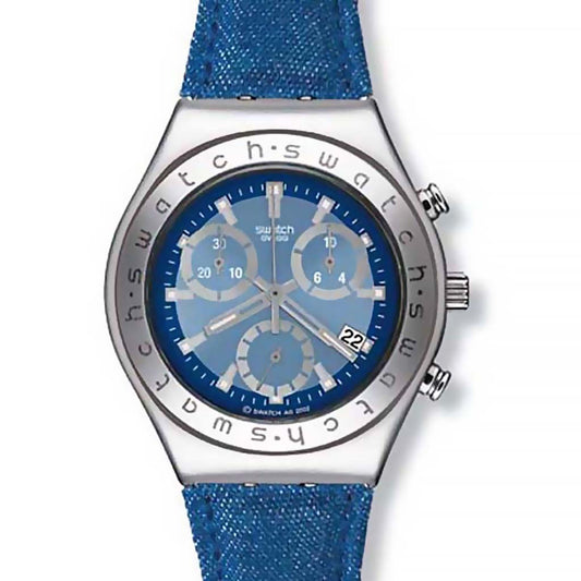 Swatch Irony Midi Chrono Ciclamino Blu YMS402