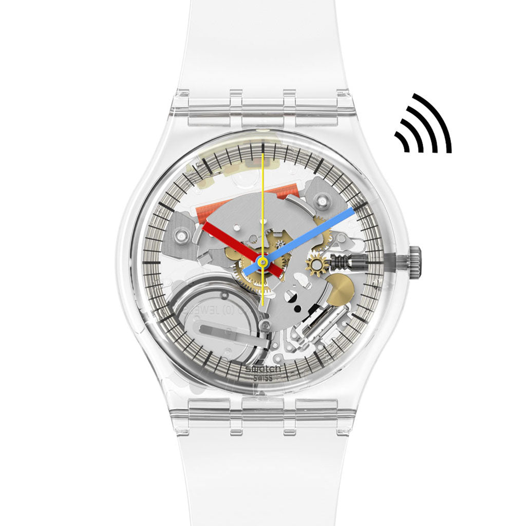 Swatch Gent Biosourced Clearly Gent Pay! SO28K109-5300