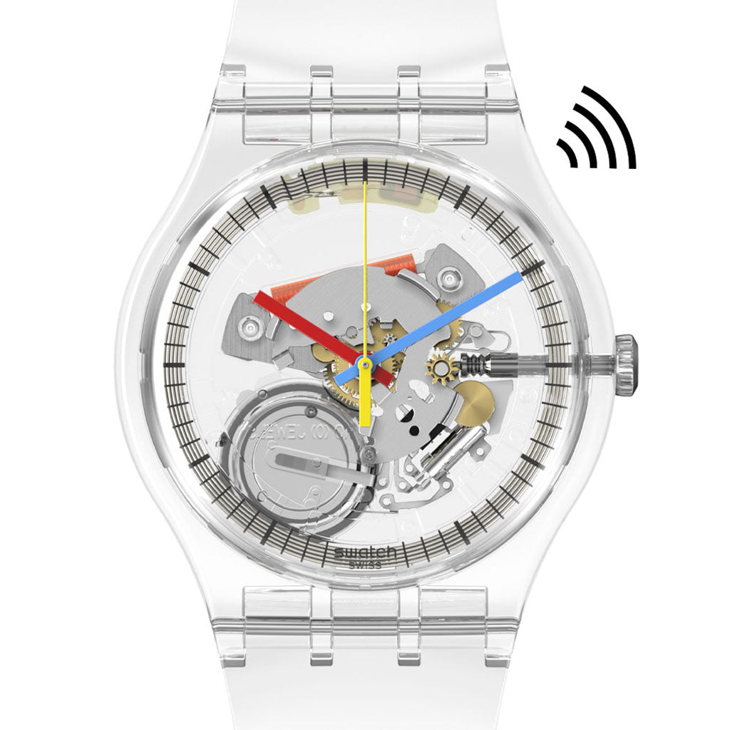 Swatch New Gent Biosourced Clearly New Gent Pay! SO29K115-5300