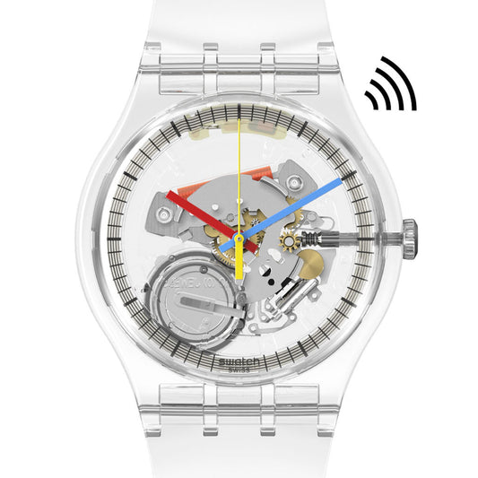 Swatch New Gent Biosourced Clearly New Gent Pay! SO29K115-5300