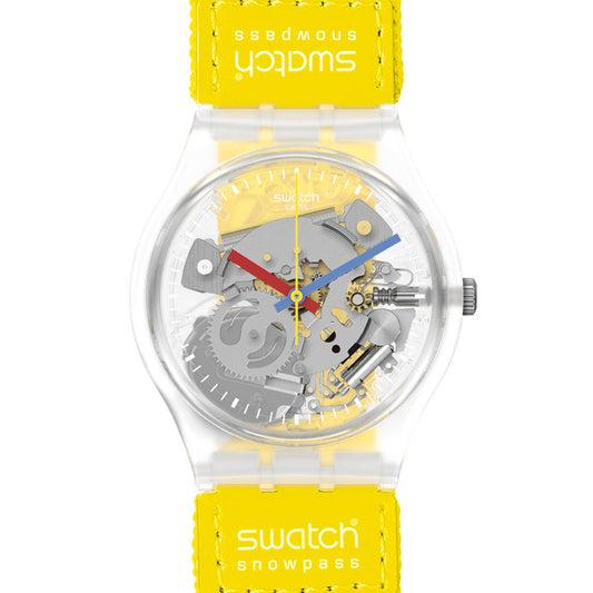Swatch Gent Clearly Yellow Velcro GE291CS/L