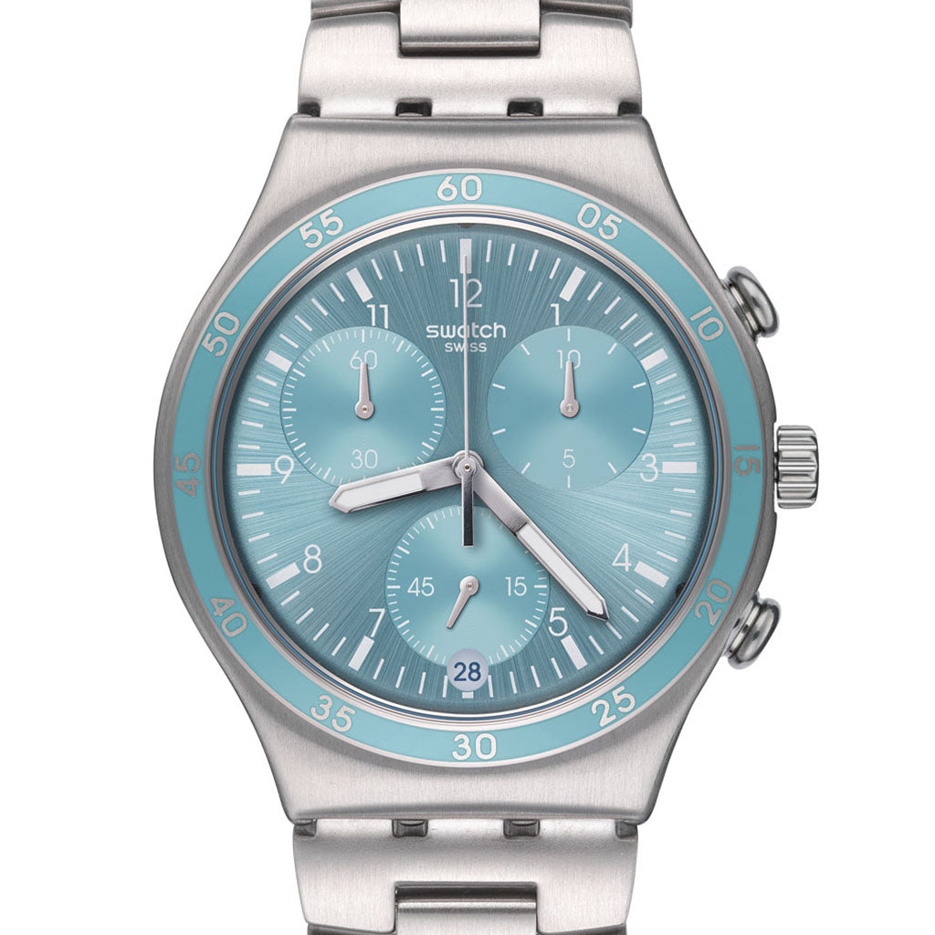 Swatch Irony Chrono CLEAR WATER YCS589G