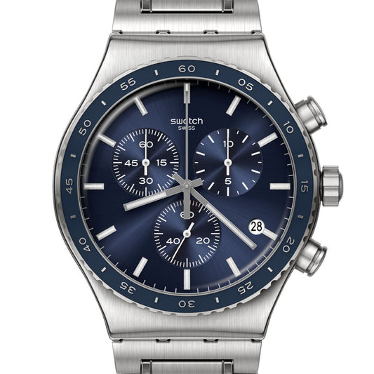 Swatch New Irony Chrono CObalt Lagoon YVS496G