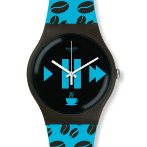Swatch New Gent Coffee Blues SUOC106