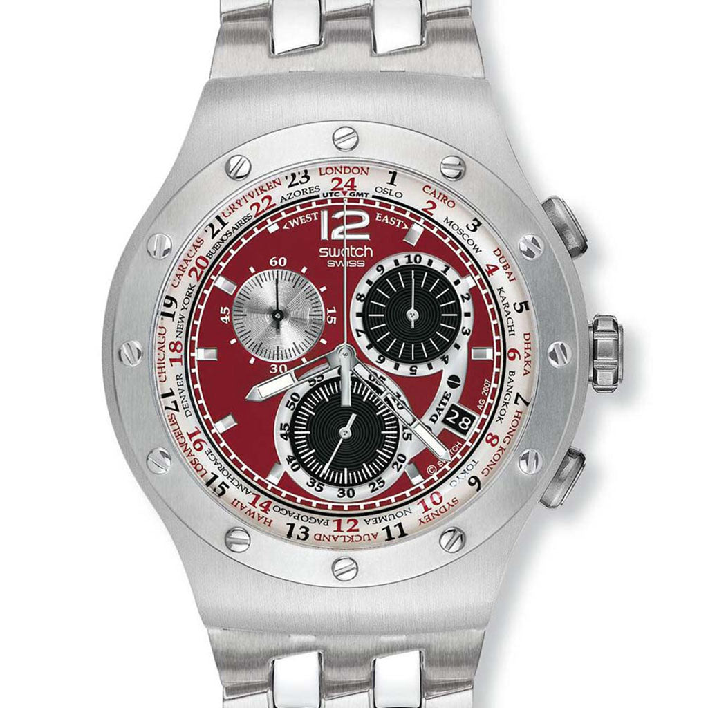 Swatch Irony The Chrono Combination Red YOS427G