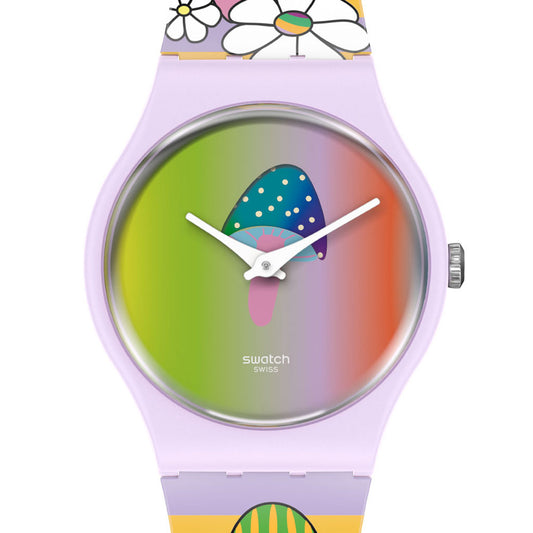 Swatch Originals New Gent Bioceramic Cosmic Shroom SO32V700