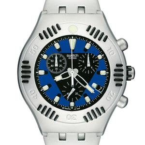 Swatch Irony Scuba 200 Chrono Crestless Wave YBS4003AG