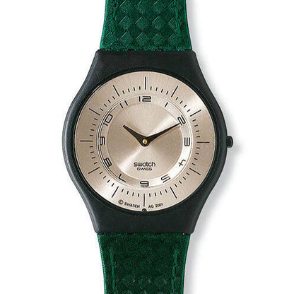 DAMIER SUR PEAU VERT