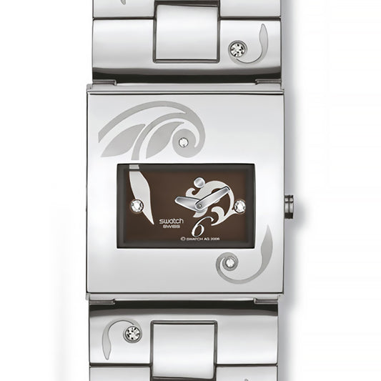 Swatch Irony Lady Square Dark Attitude YUS103G
