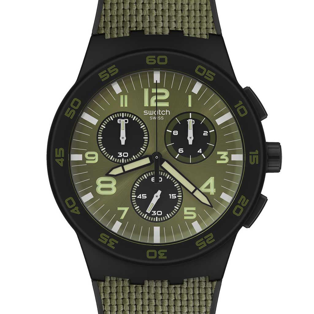 Swatch Chrono Plastic Dark Forest SUSB105