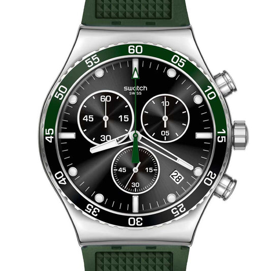 Swatch New Irony Chrono Dark Green YVS506C
