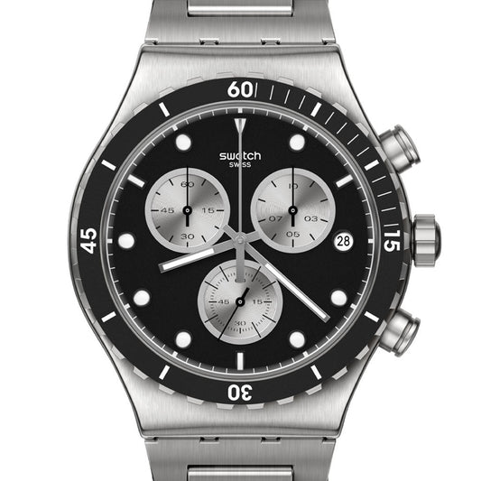 Swatch New Irony Chrono Dark Irony Steel YVS487G