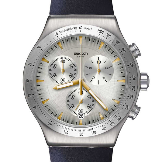 Swatch Irony New Chrono Darkmeblue YVS460