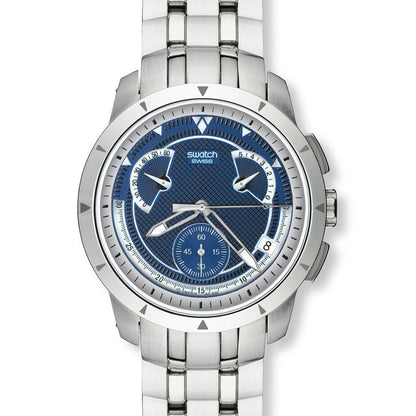 Swatch Irony Retrograde Chrono Dark Steel YRS400G