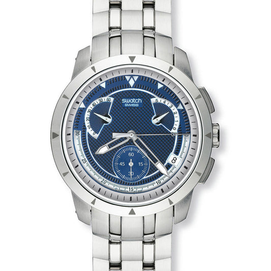 Swatch Irony Retrograde Chrono Dark Steel YRS400G