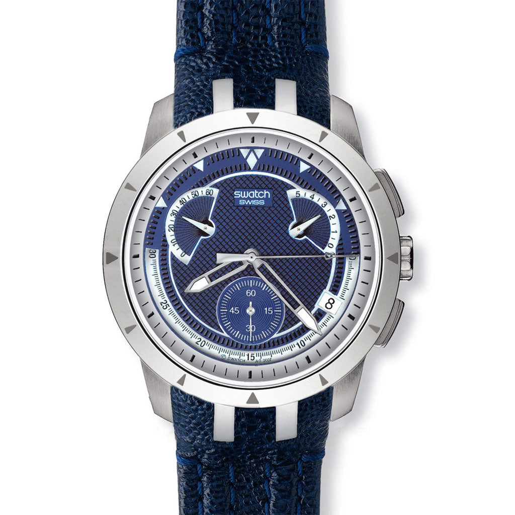 Swatch Irony Retrograde Chrono Dark Steel YRS400C