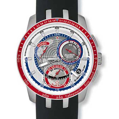 Swatch Irony Retrograde Chrono Dark Surfaces YRS412