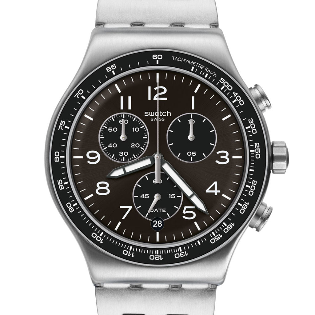 Swatch Irony New Chrono Deepgrey YVS465G